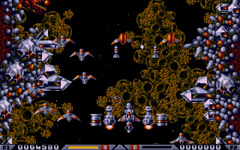 une photo d'Ã©cran de Xenon 2 - Megablast sur Atari ST